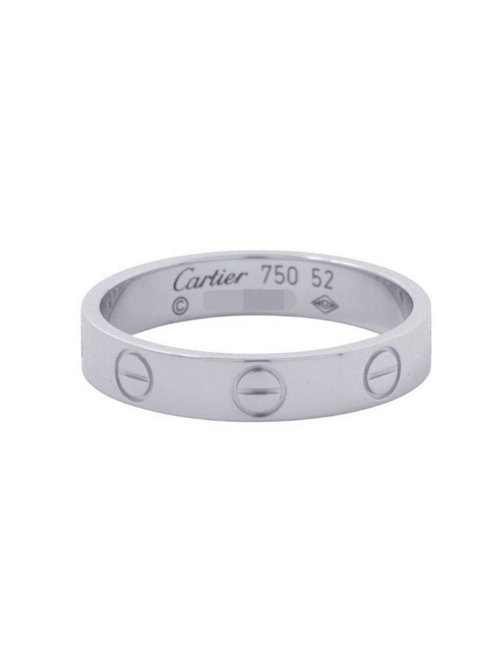 Cartier Ring Love SM Small Model 18k White Gold